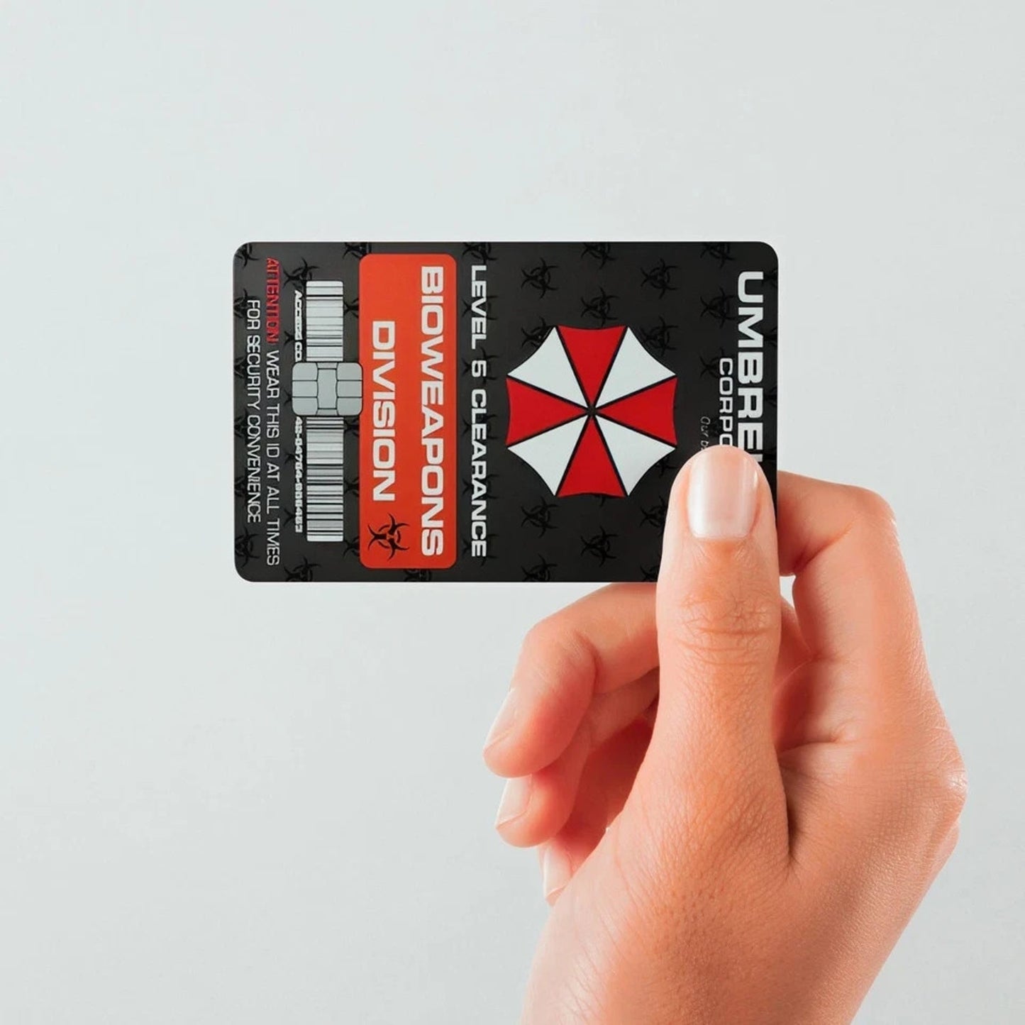 Resident Evil Umbrella Corp ID Badge Credit Card Skin | Gaming Decal