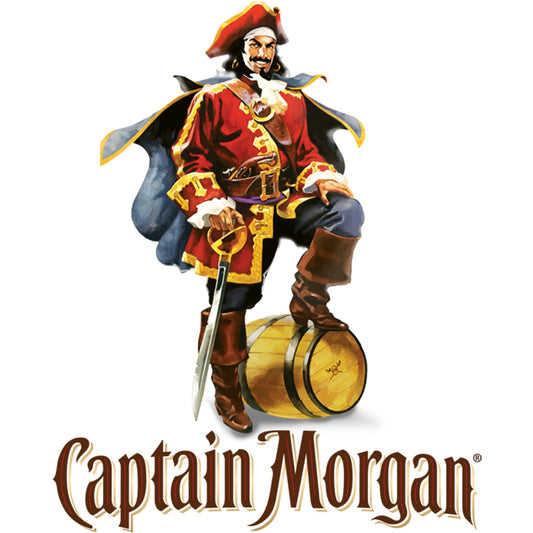 CAPTAIN MORGAN Vinyl Sticker Decal 6" tall (full color)