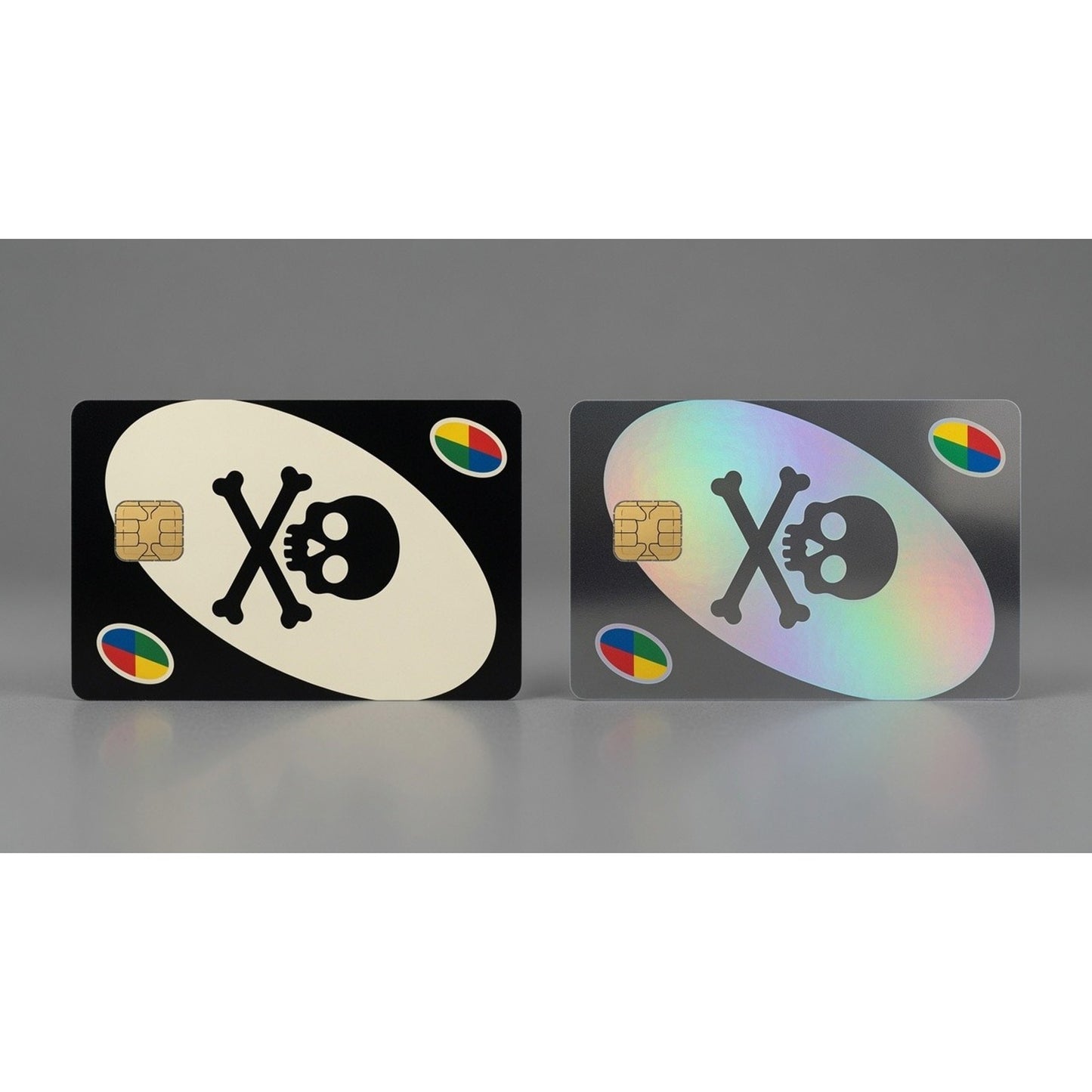 Elimination Skull Wild UNO Inspired Card Debit Card Credit Card Skin Sticker