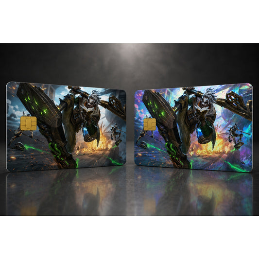 League of Legends Ekko Battle Charge Credit Card Skin