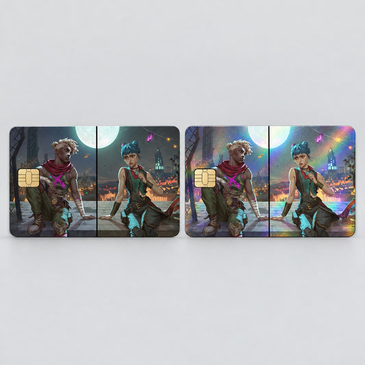 Jinx and Ekko Credit Card Skin | League of Legends Moon