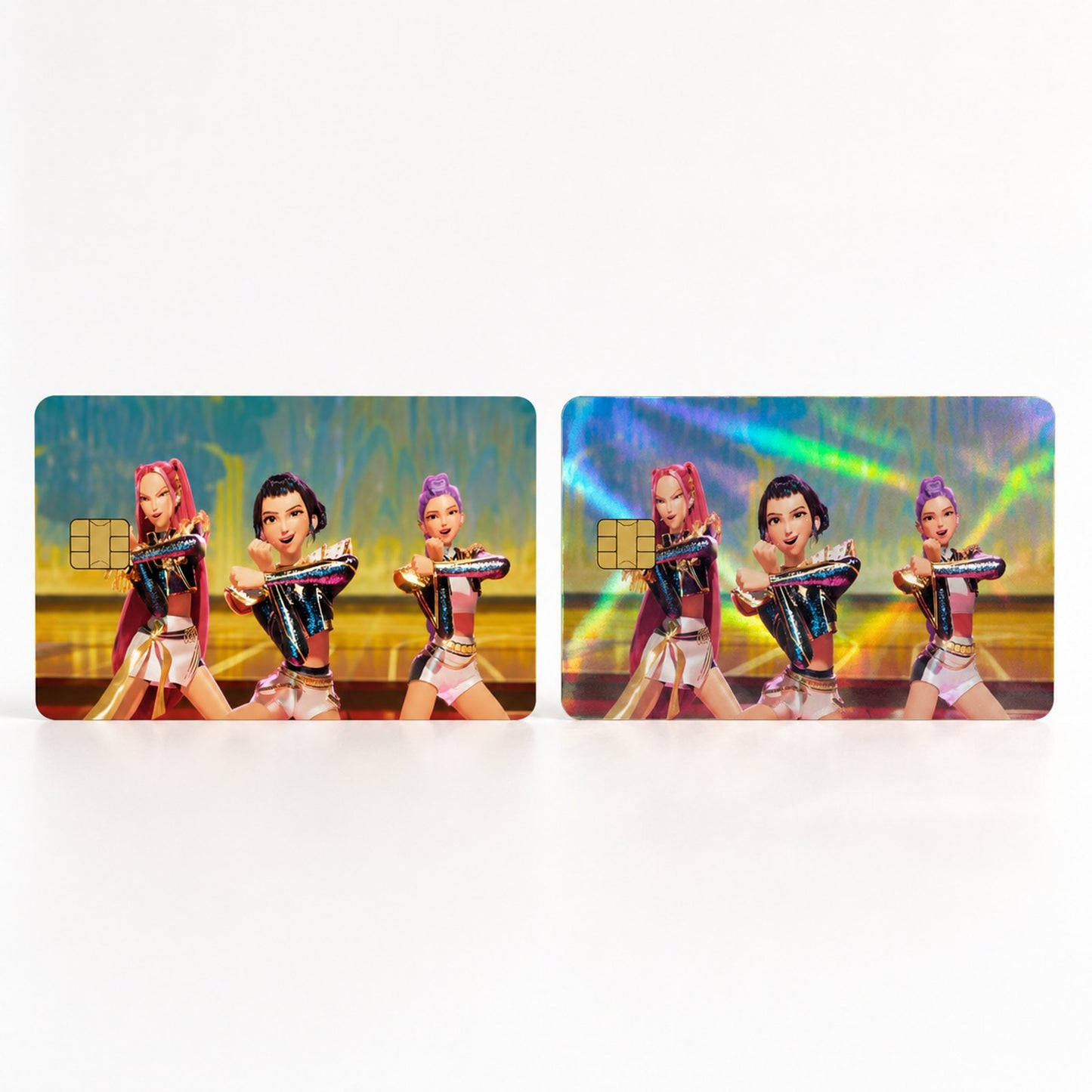 HUNTR/X's Perfect Choreography K-pop Demon Hunters Debit Card Credit Card Skin