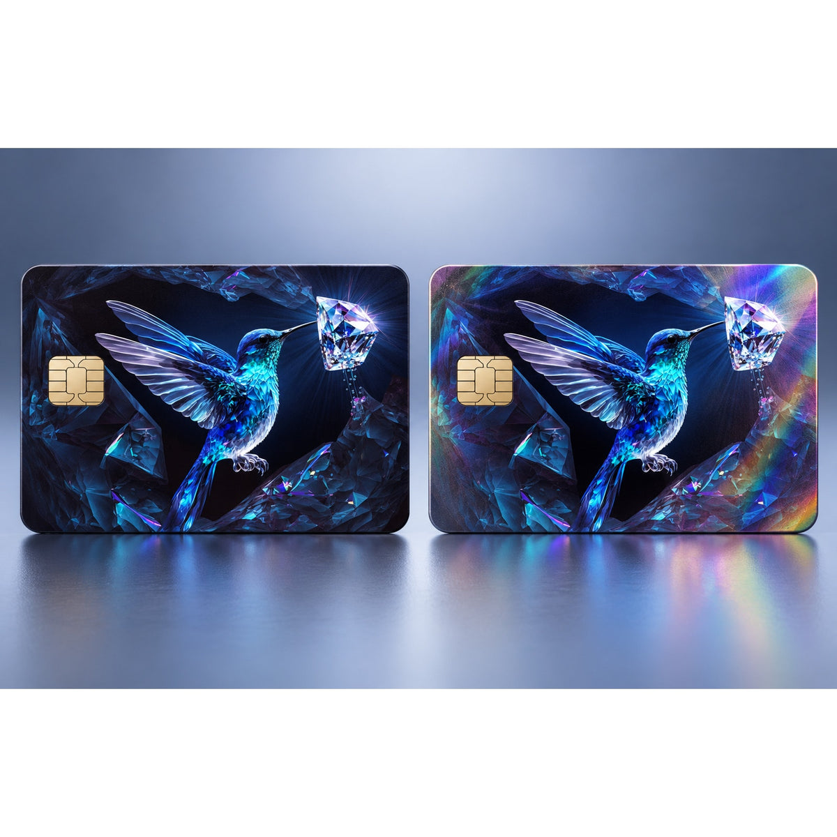 Crystal Hummingbird Diamond Grotto Luxury DesignDebit Card Credit Card Skin