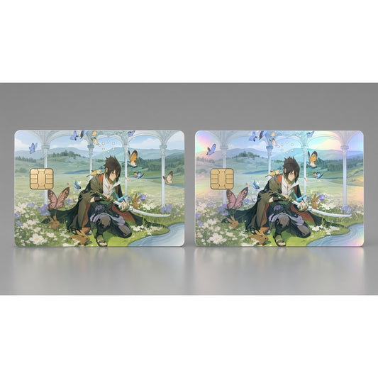 Sasuke's Peaceful Meadow Naruto Debit Card Credit Card Skin Vinyl Sticker