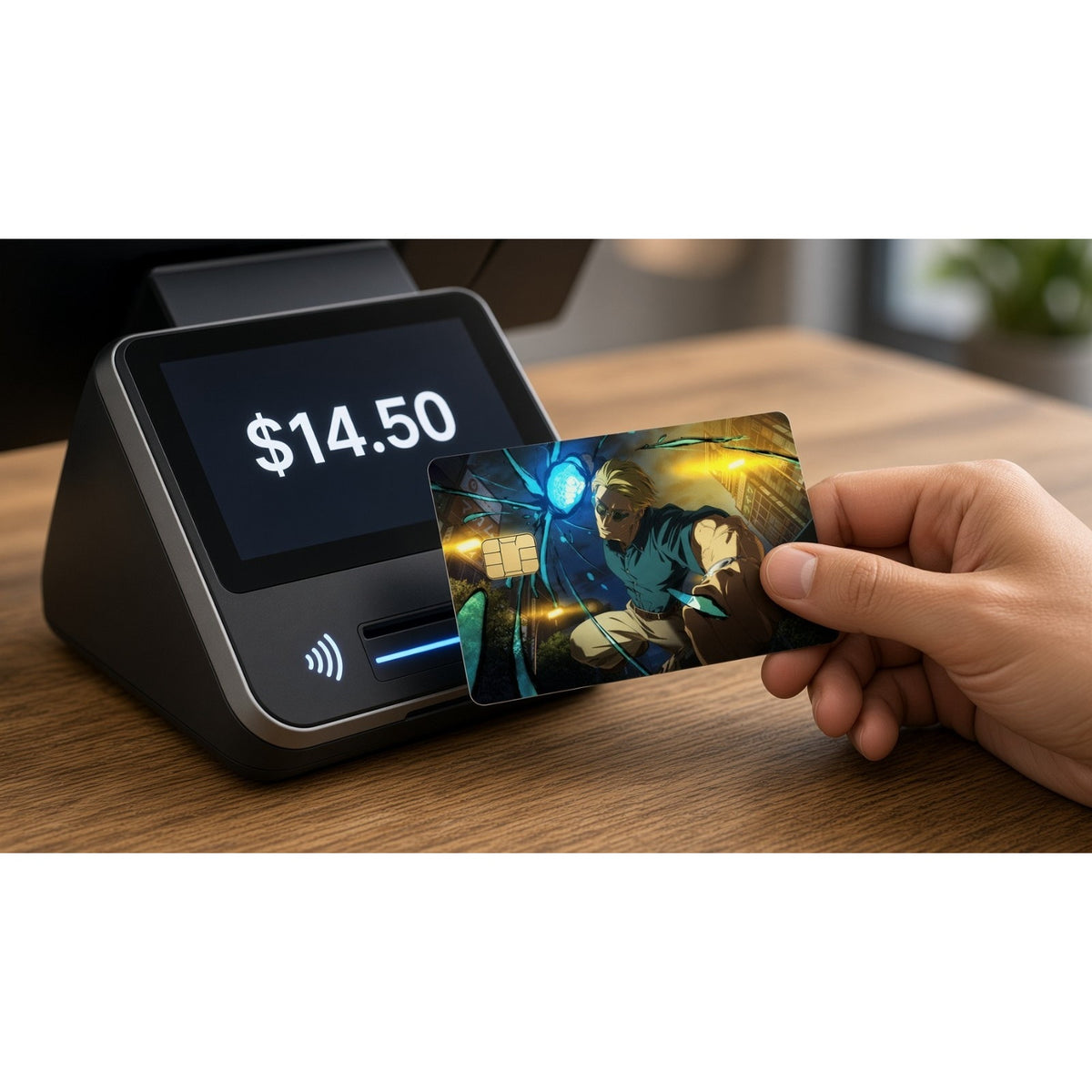 Kento's Calculated Overtime Jujutsu Kaisen Debit Card Credit Card Skin