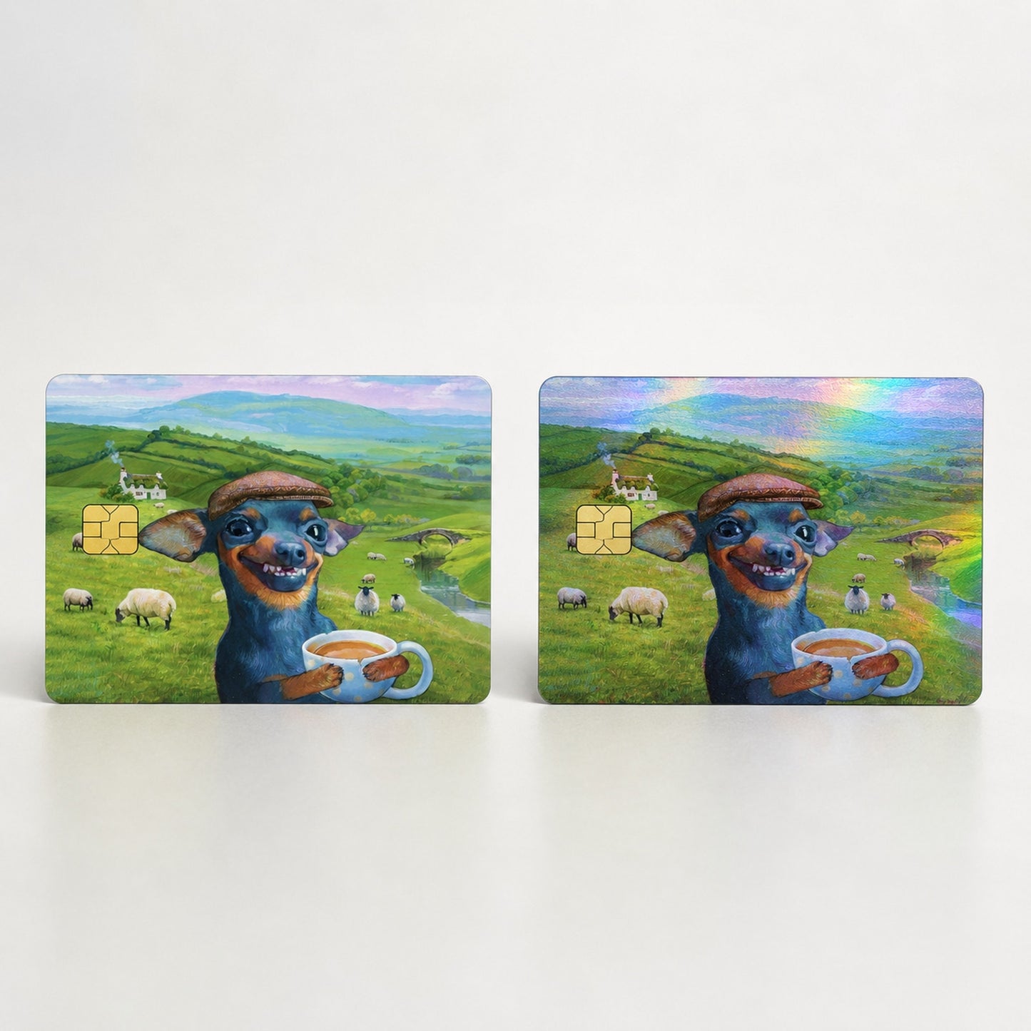 A Sheepdog's Day Off Debit Card Credit Card Skin Vinyl Sticker
