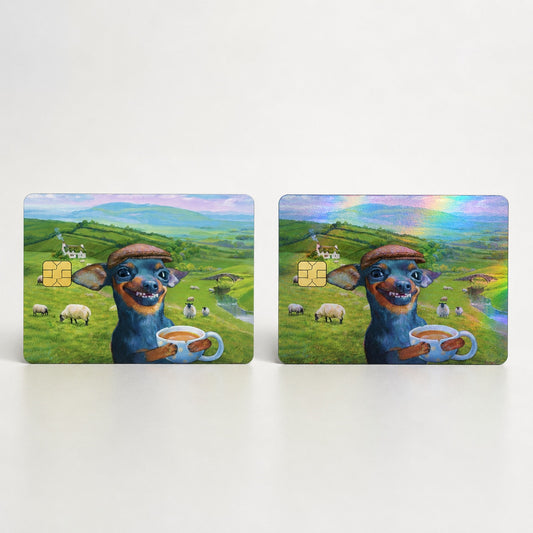 Sheepdog’s Day Off Funny Farm Credit Card Skin