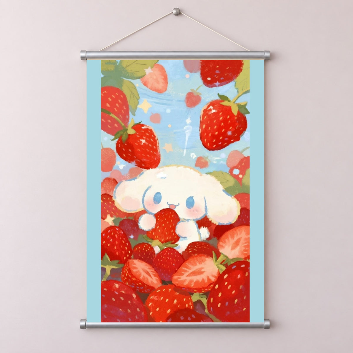 Cinnamoroll’s Berry Patch Paradise Poster Paper Wall Scroll Room Home Decor
