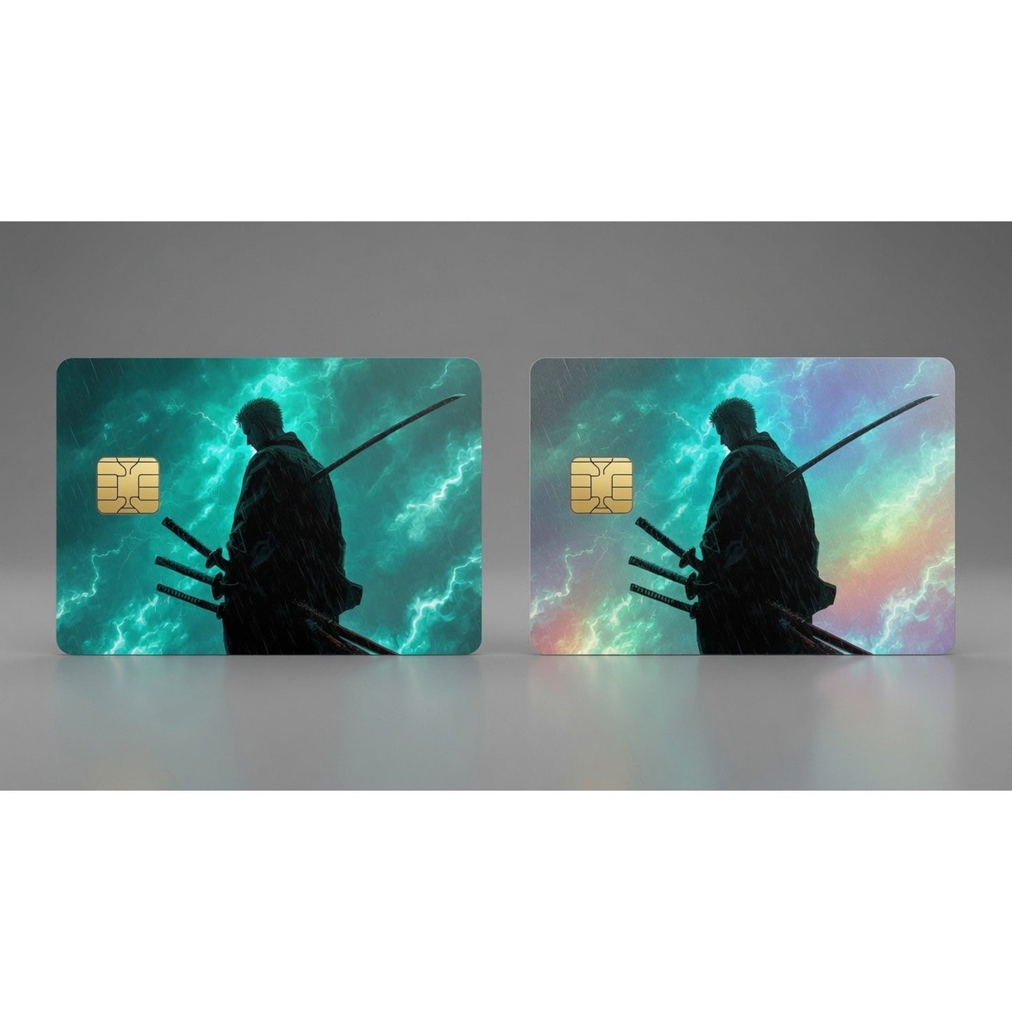 Zoro's Thunderstorm Meditation One Piece Debit Card Credit Card Skin