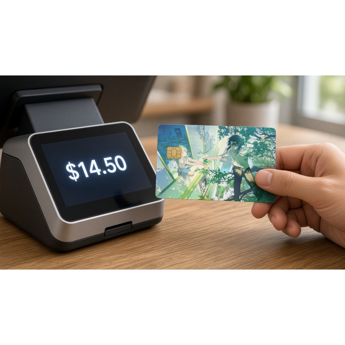 Lumine & Xiao's Hidden Garden Exchange Genshin Debit Card Credit Card Skin