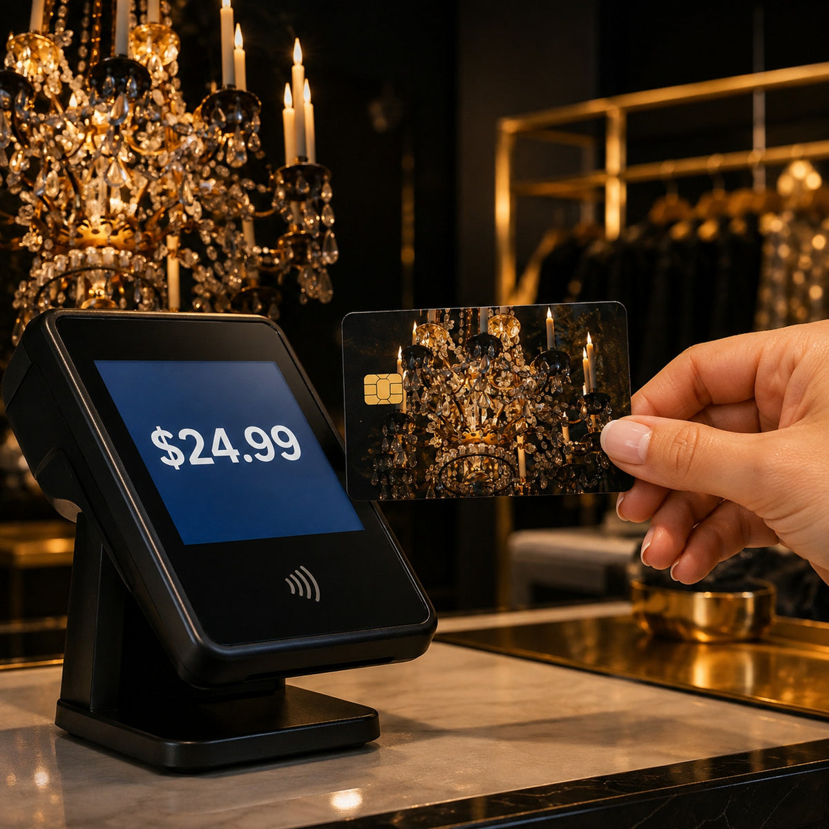 Versailles Golden Opera House Credit Card Skin Wrap