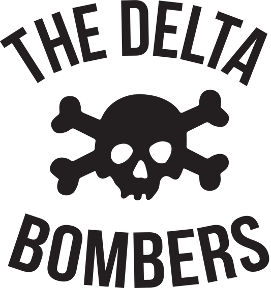 The Delta Bombers Band logo Vinyl Decal for Car Truck Window Laptop