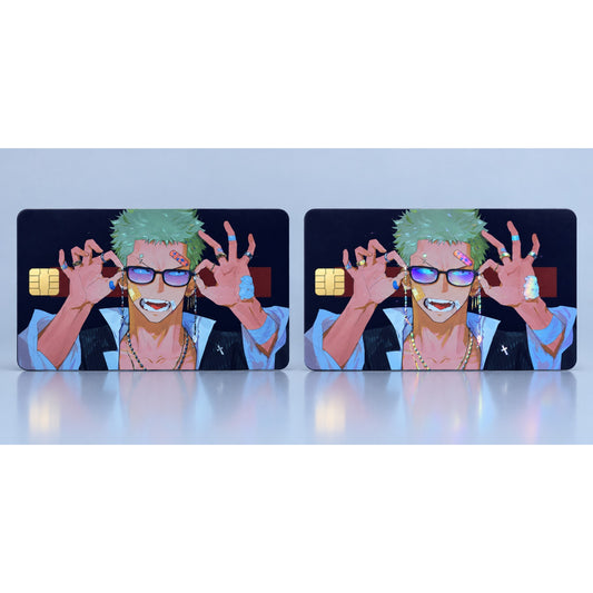 Zoro Rebel Streetwear One Piece Debit Card Credit Card Skin