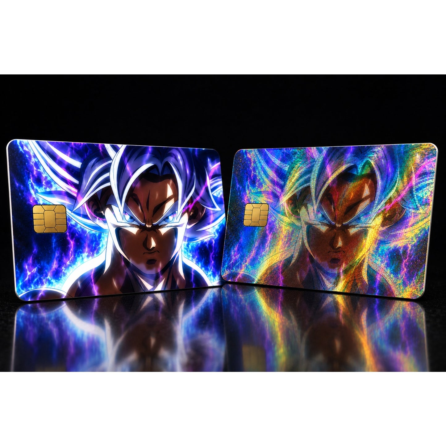 Anime Cartoon Holographic Credit Card Skin Credit Card Sticker- Action Anime