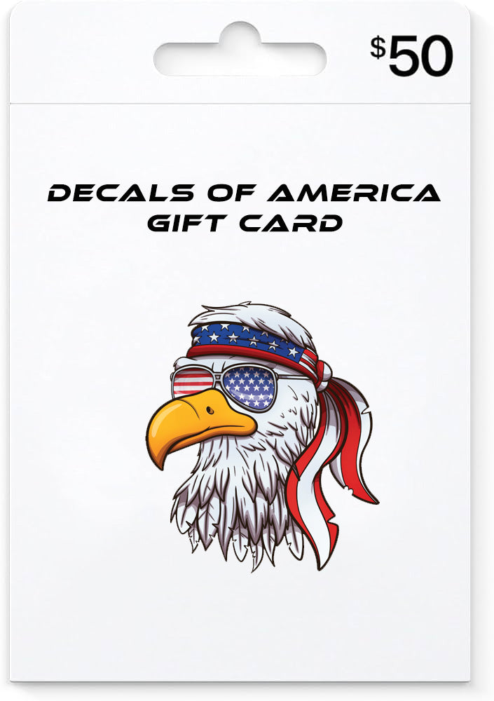 DECALS OF AMERICA GIFT CARD - DECALS OF AMERICA