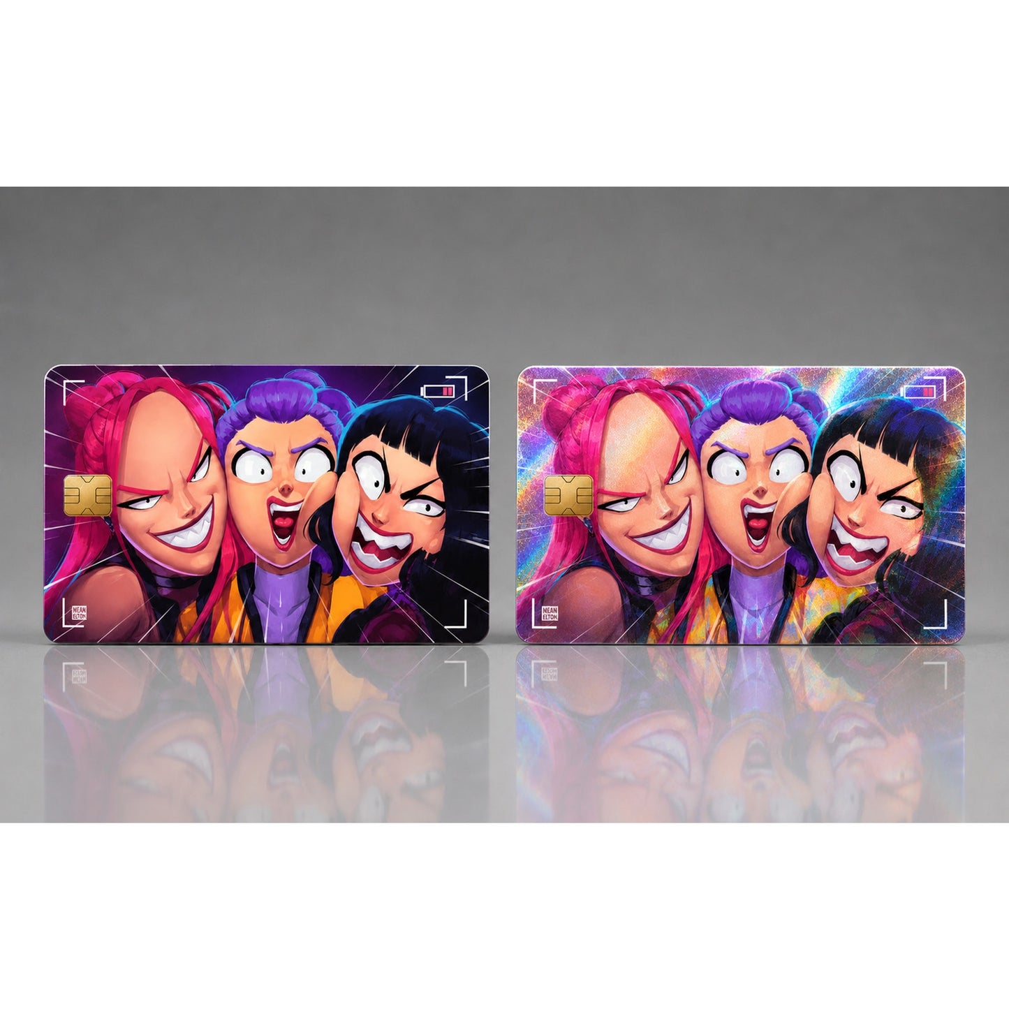 Funny Selfie K-pop Demon Hunters HUNTR/X Huntrix Debit Card Credit Card Skin