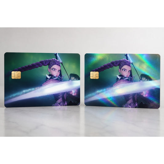 Rumi's Unwavering Guard K-pop Demon Hunters HUNTR/X Huntrix Credit Card Skin