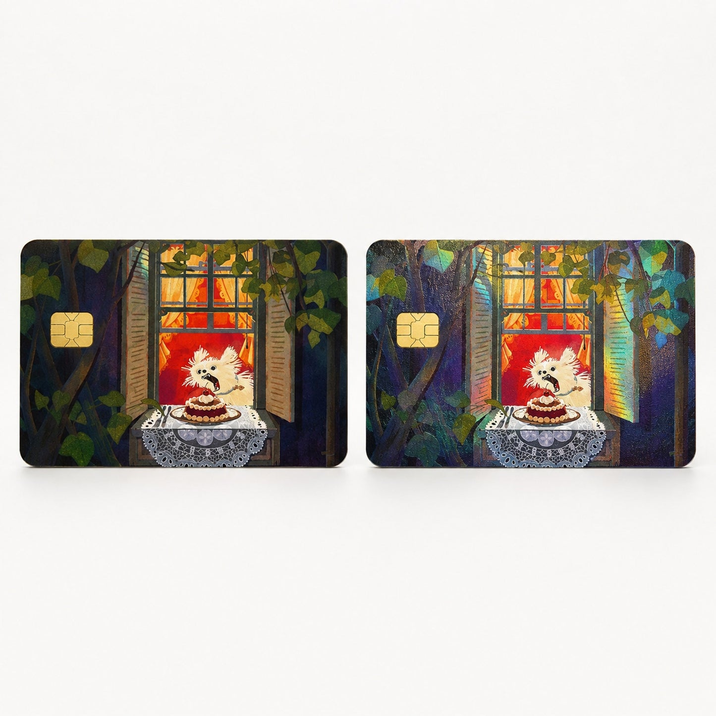 The Cake Burglar Debit Card Credit Card Skin Vinyl Sticker
