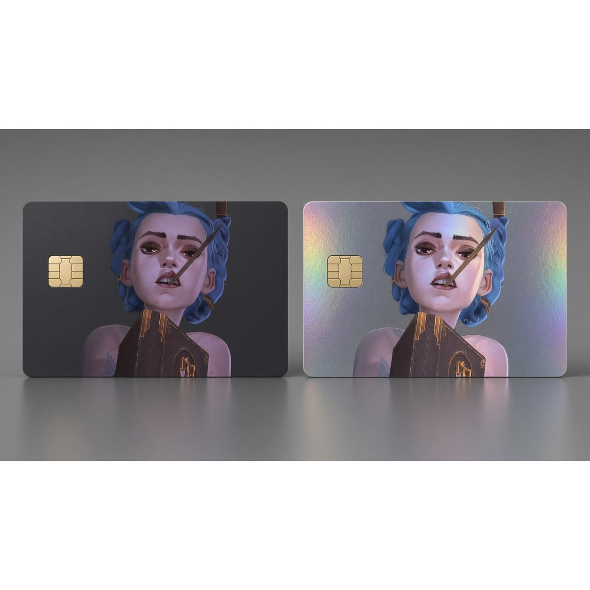 Jinx's Stolen Logbook League of Legends Debit Card Credit Card Skin