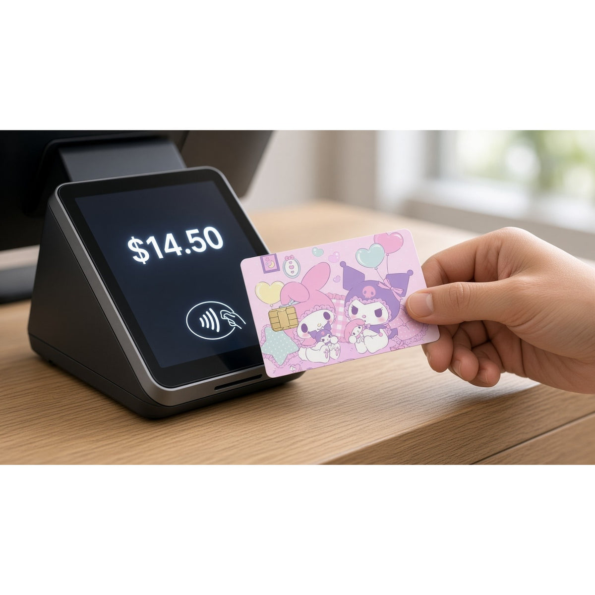 Sweet Slumber Party Bunnies Cute Kawaii Debit Card Credit Card Skin