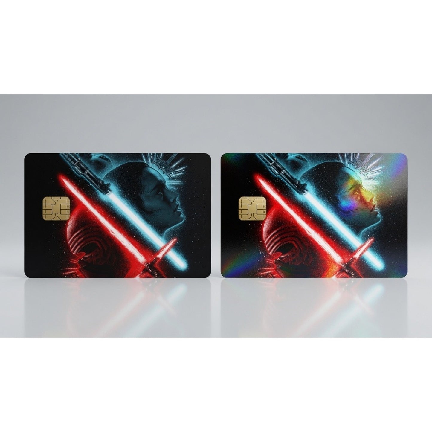 Rey Kylo Ren Dark Side Space Art Star Wars Debit Card Credit Card Skin