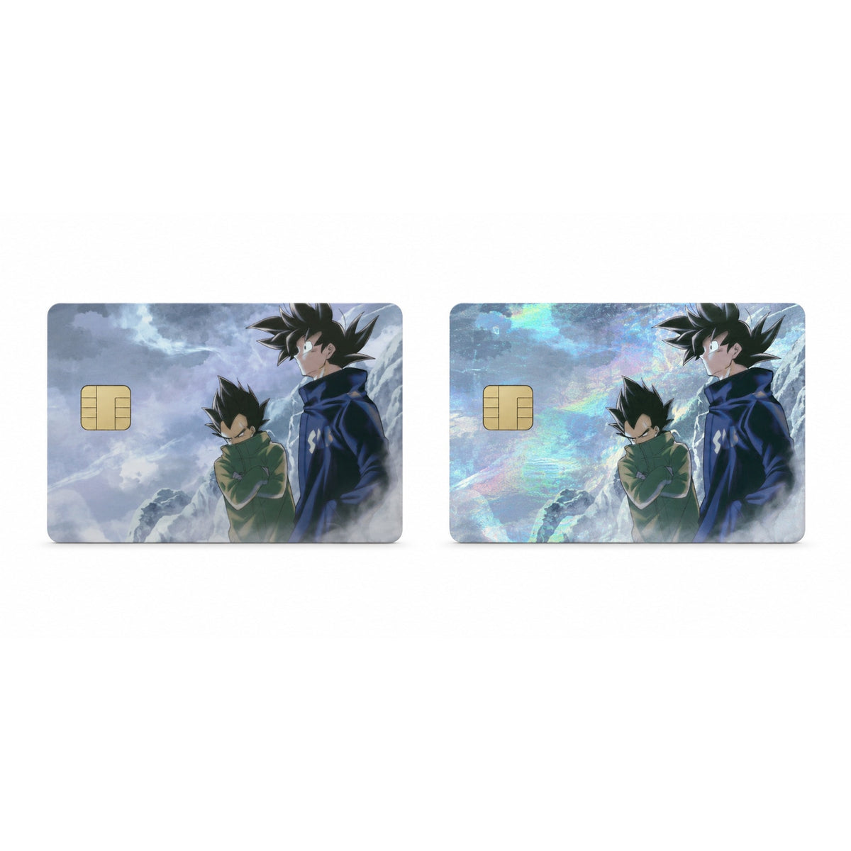Goku & Vegeta Chilling in Ice Biome Dragonball Z Debit Card Credit Card Skin