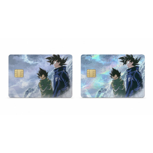Goku & Vegeta Chilling in Ice Biome Dragonball Z Debit Card Credit Card Skin