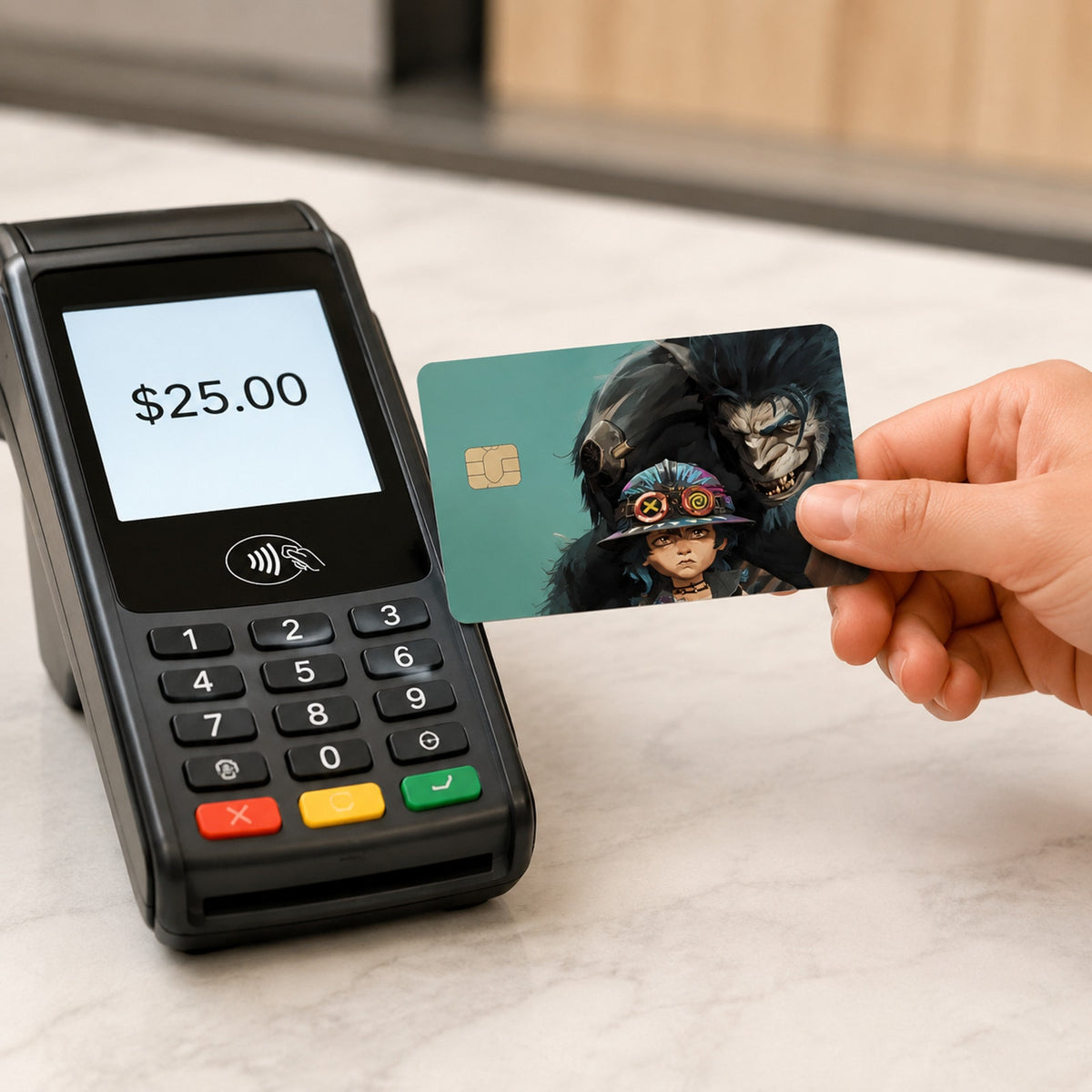 Arcane Isha Stand Against the Beast Credit Card Skin