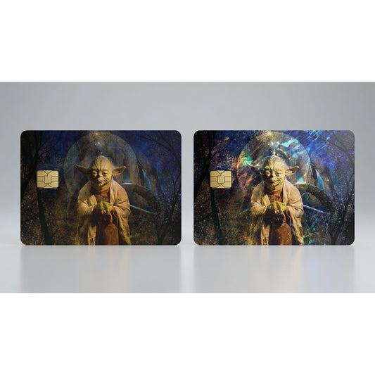 Star Wars Yoda Mystic Forest Debit Card Credit Card Skin Vinyl Sticker