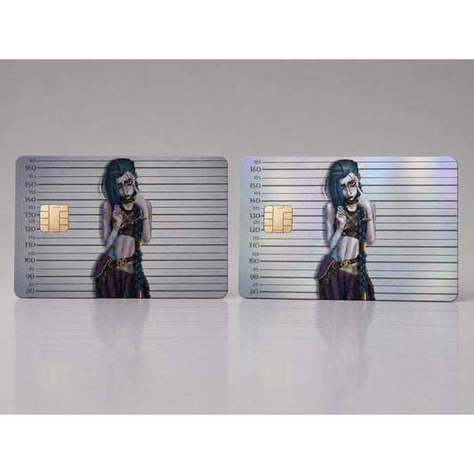 Arcane Jinx Rebellious Mocking Mugshot Credit Card Skin