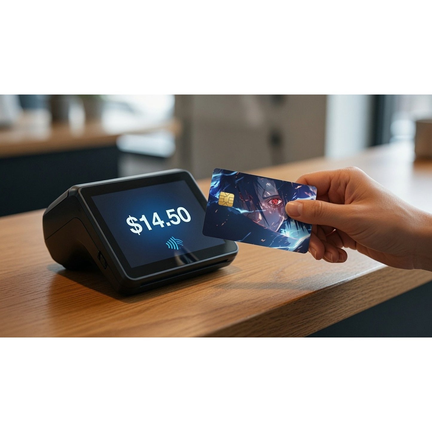 Sasuke's Chidori Clash Naruto Debit Card Credit Card Skin Vinyl Sticker