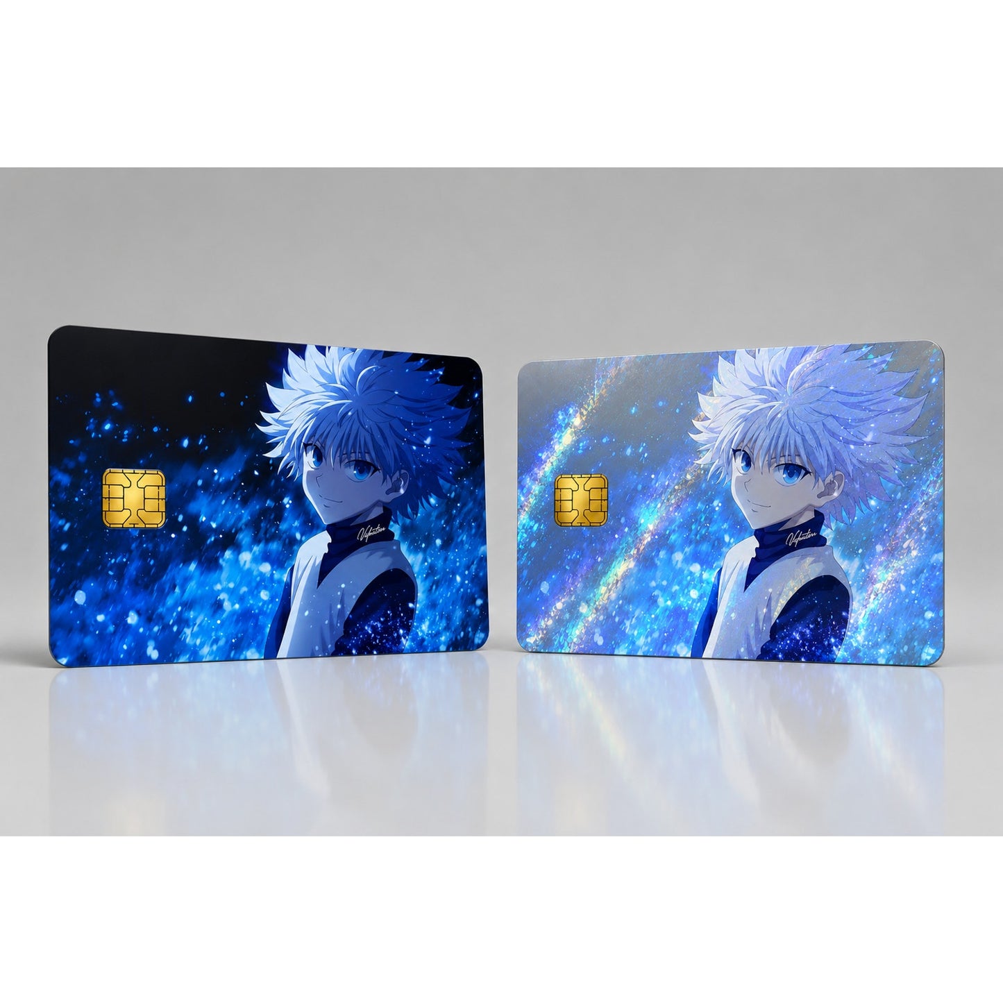Nightly Blue Aura Killua HunterXHunter Debit Card Credit Card Skin