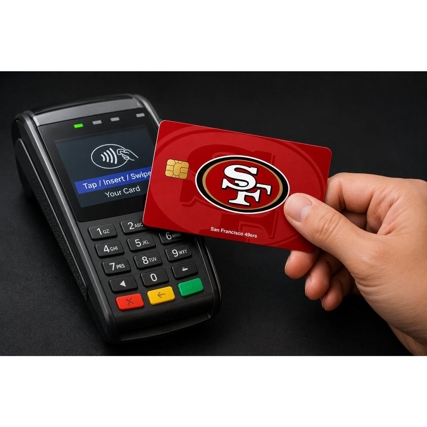 San Francisco 49ers Credit Debit Card Skin NFL Football Vinyl Sticker Sports