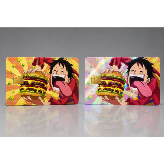 Hungry Luffy Burger Feast Credit & Debit Card Skin