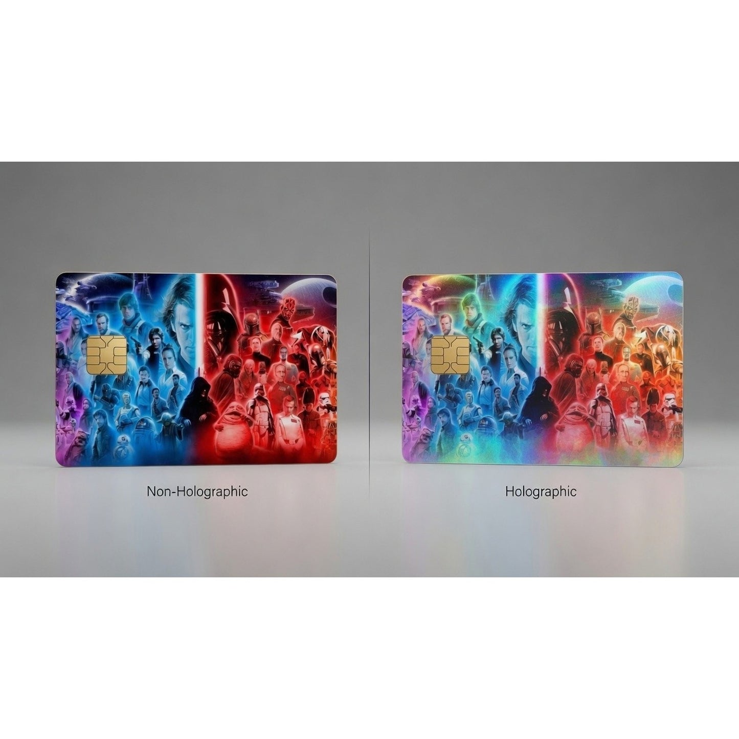 Star Wars Saga Light Side vs Dark Debit Card Credit Card Skin