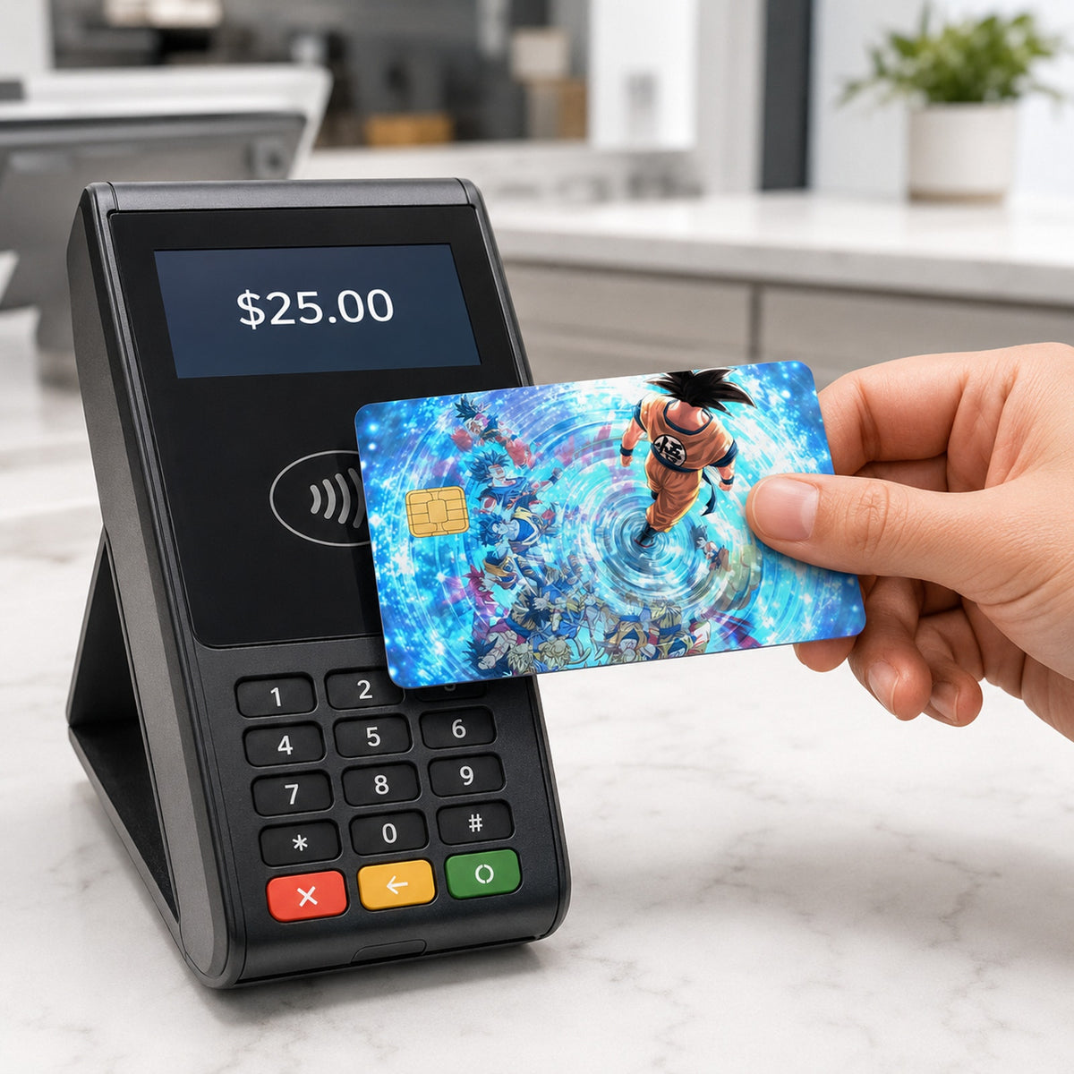Dragon Ball Z Goku Eternal Path Anime Credit Card Skin