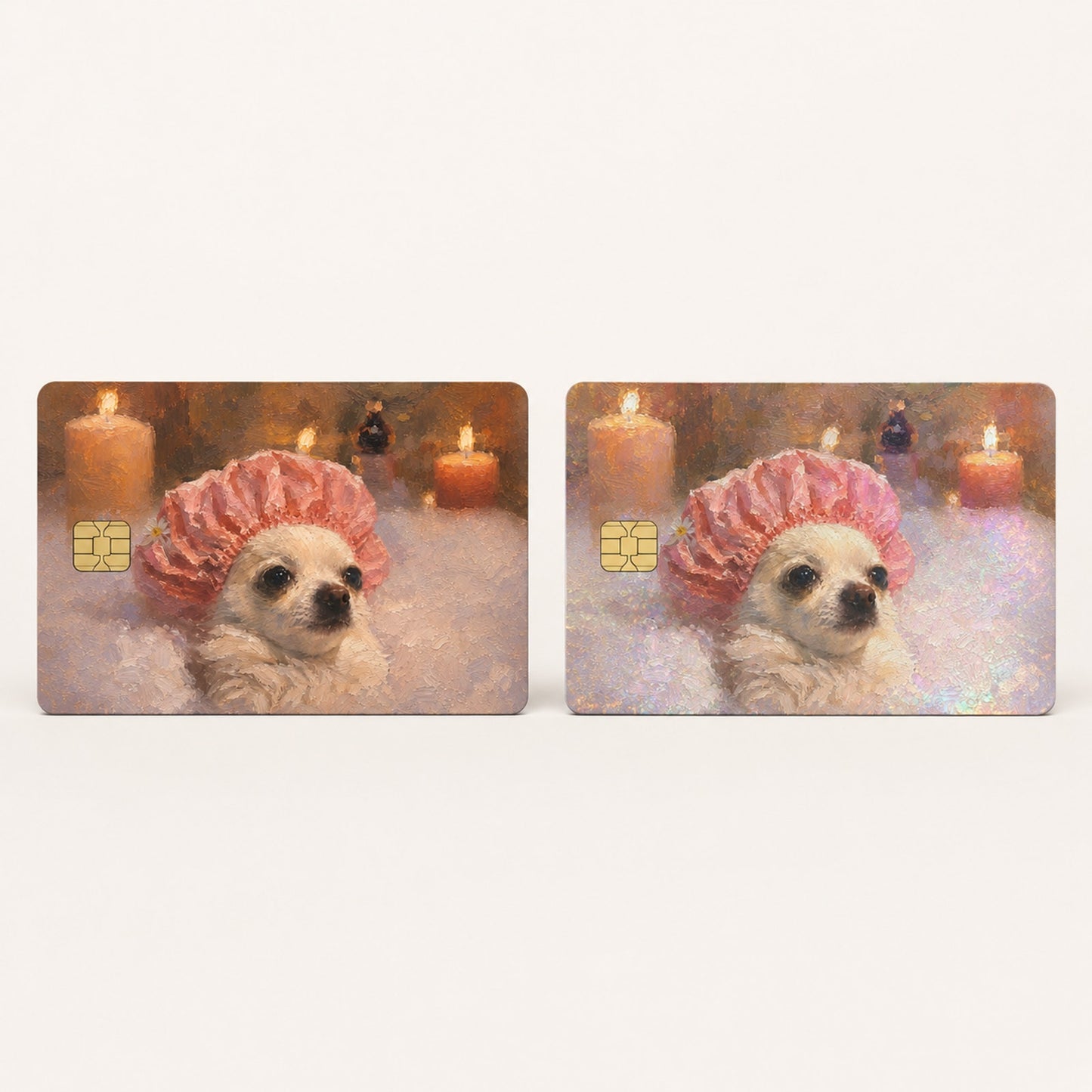 Chihuahua in a Bath Tub Debit Card Credit Card Skin Vinyl Sticker