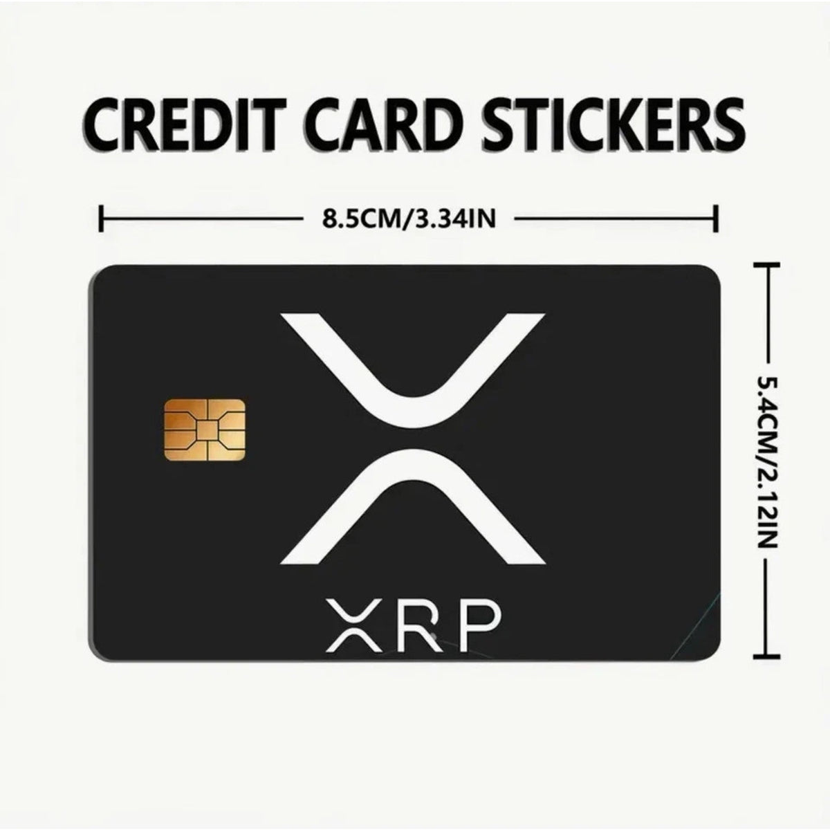 XRP CRYPTOCURRENCY Debit Bank Credit Card Skin Cover Sticker