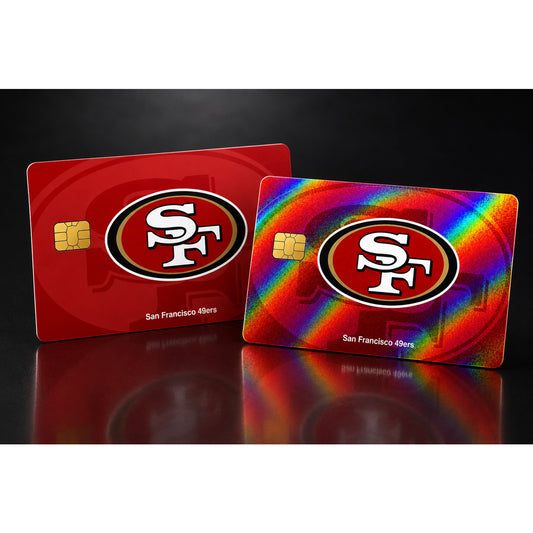 San Francisco 49ers Credit Debit Card Skin NFL Football Vinyl Sticker Sports