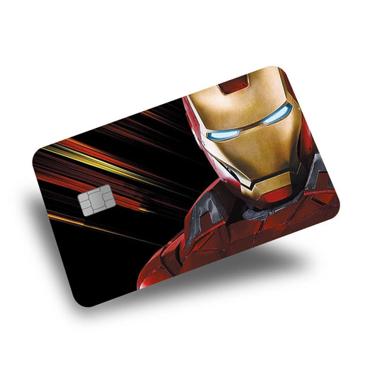 Marvel Iron Man Armored Hero Portrait Credit Card Skin