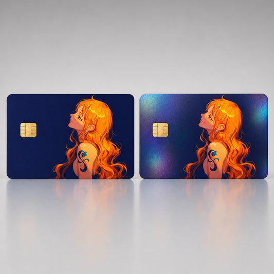 Nami Amber Radiance Card Skin | One Piece Vinyl Wrap