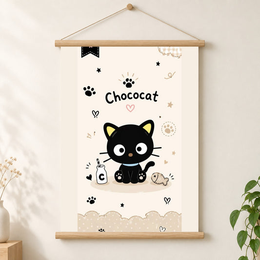 Chococat’s Paw-fect Sanctuary Sanrio Wall Scroll Decor
