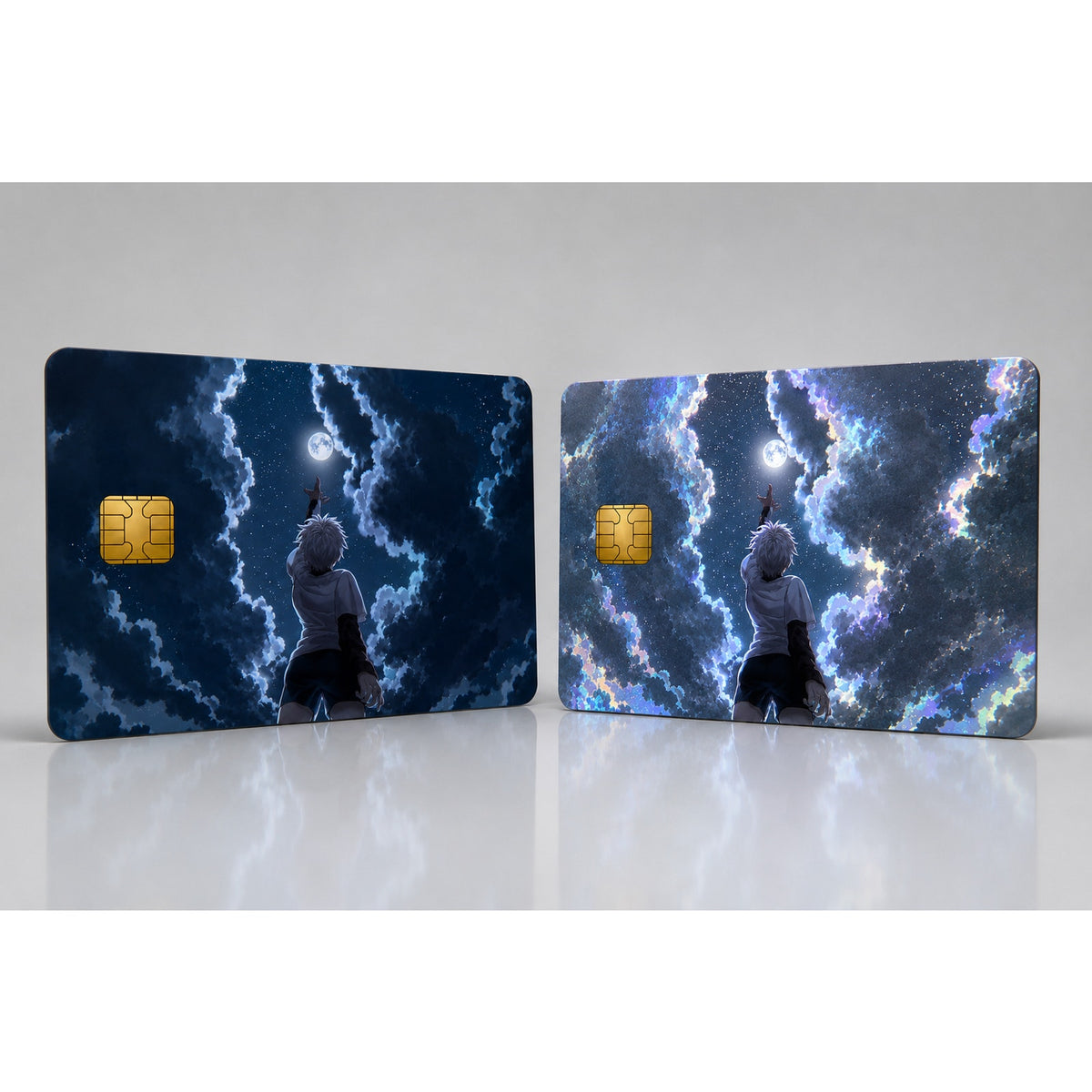Reaching Towards The Moon Killua HunterXHunter Debit Card Credit Card Skin