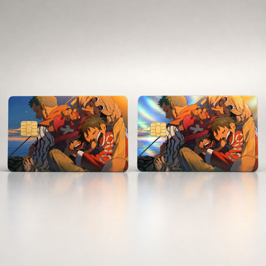 Luffy and Straw Hat Crew Card Skin | One Piece Wrap