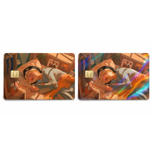 Sleepy Naruto Alarm Clock Morning Naruto Debit Card Credit Card Skin