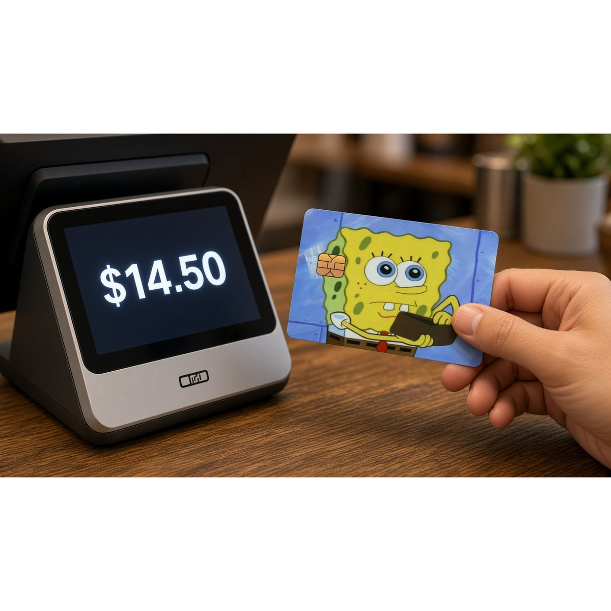 Empty Wallet Sponge Debit Card Credit Card Skin