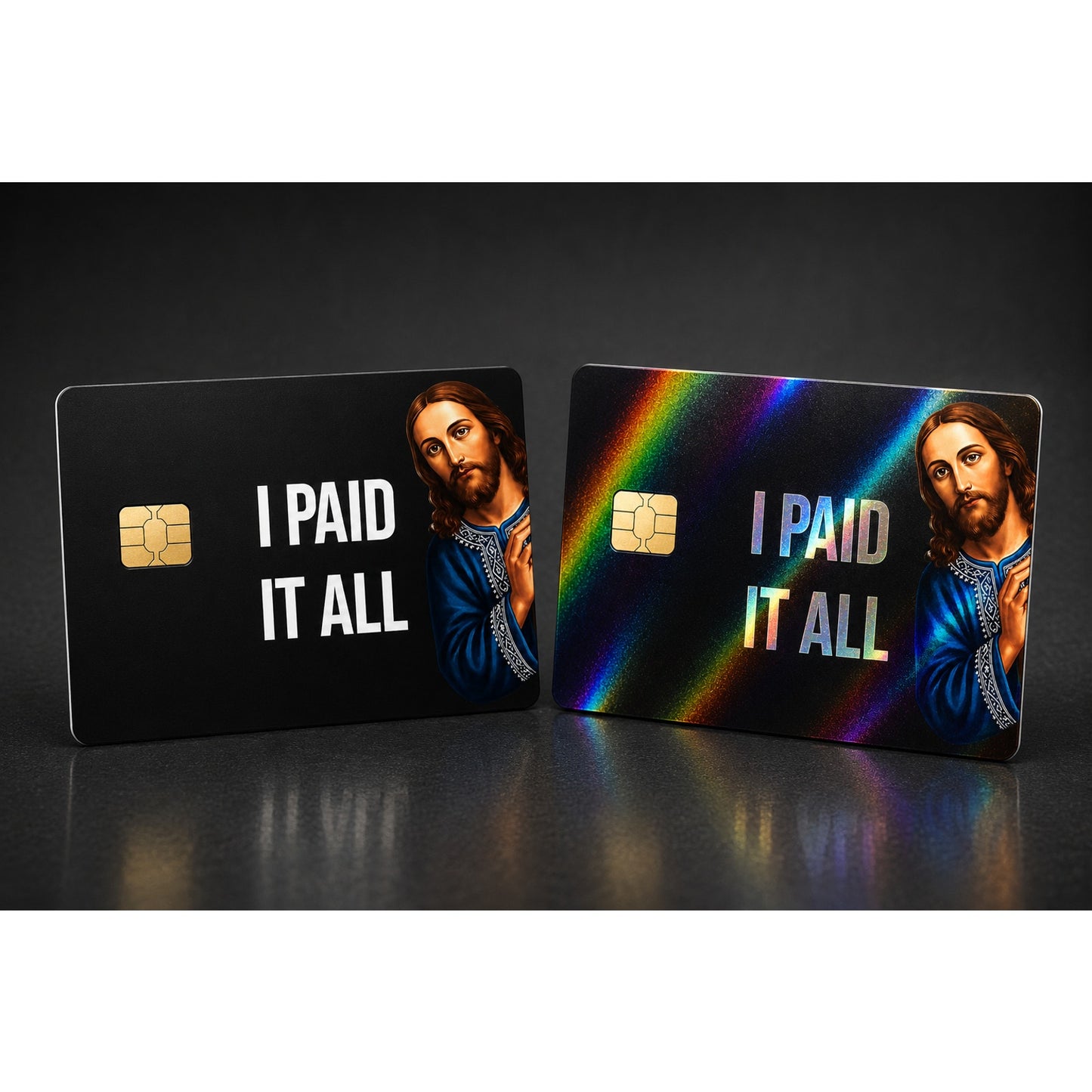 Jesus I Paid It All Credit Card Skin Christian Vinyl Sticker Debit Card Wrap