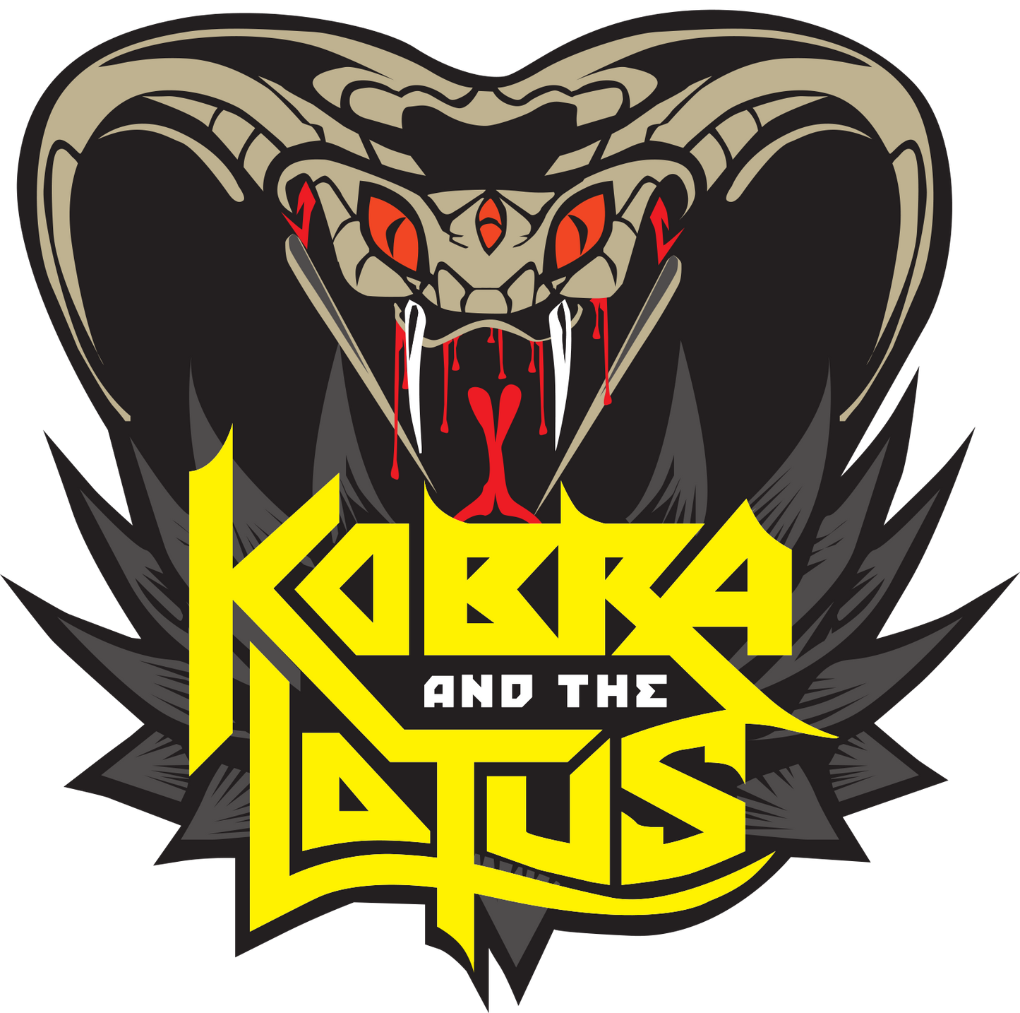 Kobra and the Lotus logo Vinyl Decal for Car Truck Window Laptop