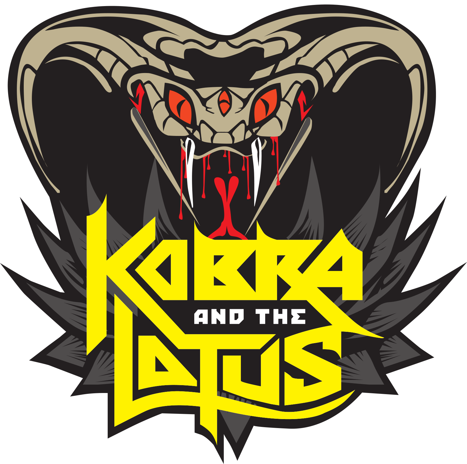 Kobra and the Lotus logo Vinyl Decal for Car Truck Window Laptop