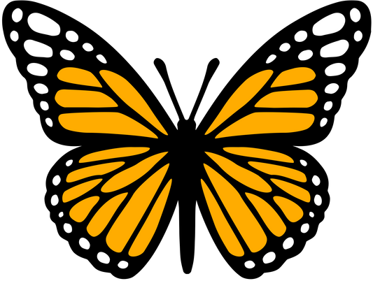 Monarch Butterfly Vinyl Decal Sticker - DECALS OF AMERICA